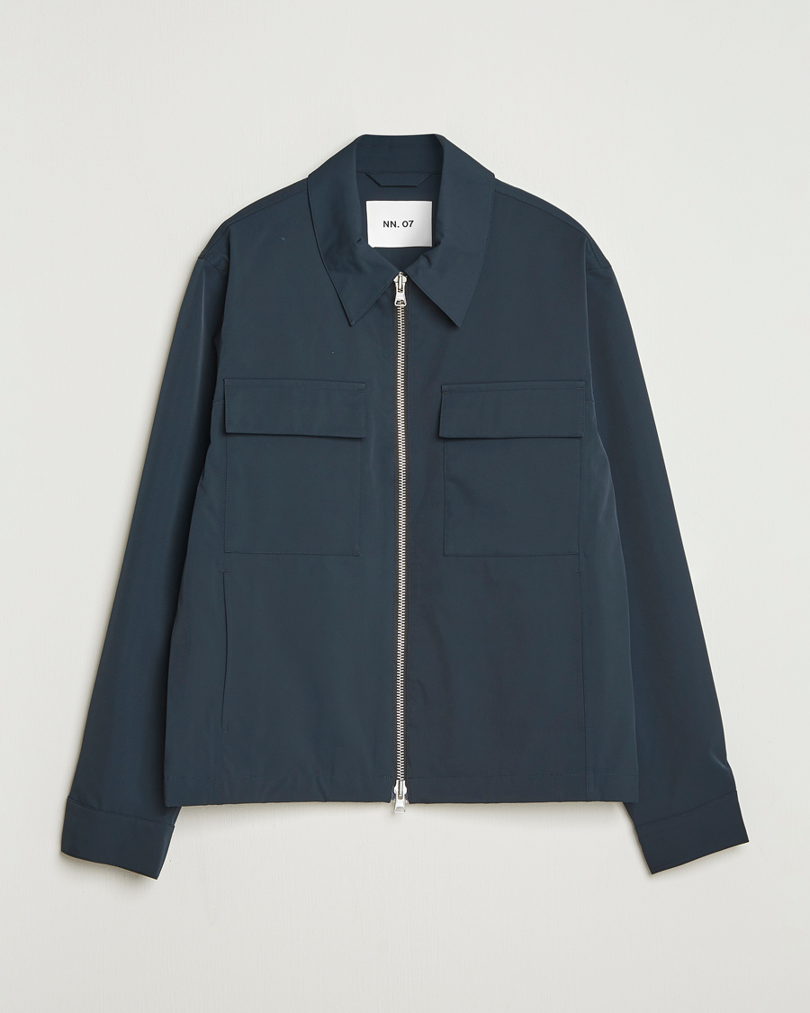 Uomini | Giacche | NN07 | Alban Bomber Jacket Navy Blue