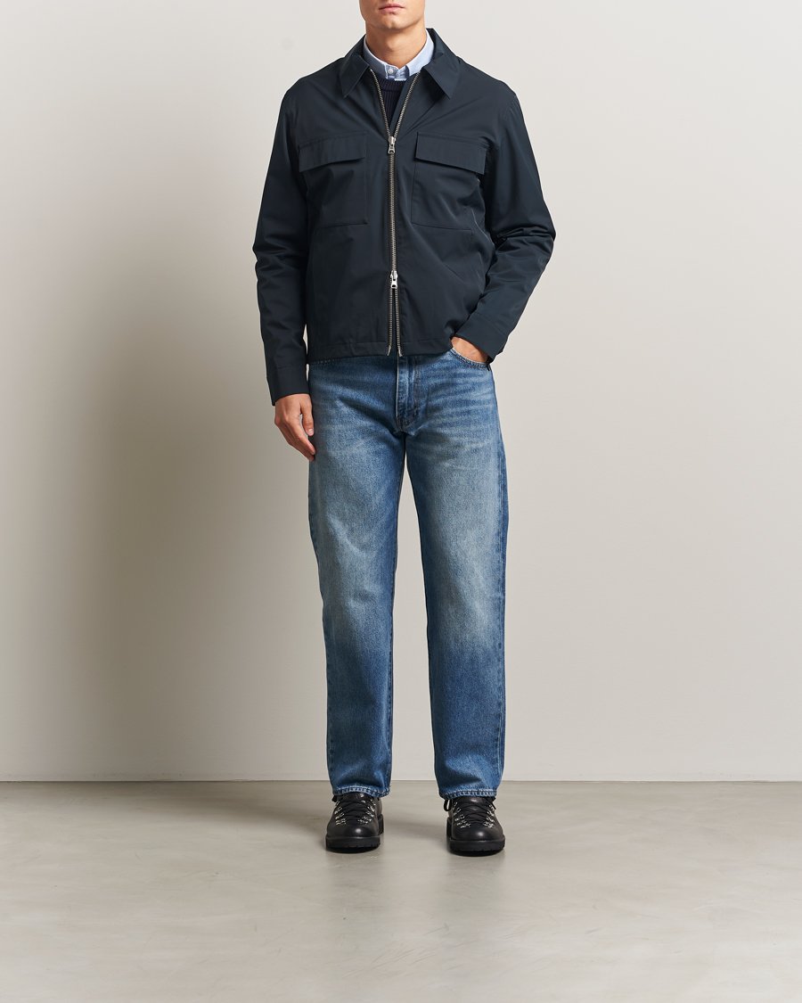 Uomini | Giacche | NN07 | Alban Bomber Jacket Navy Blue