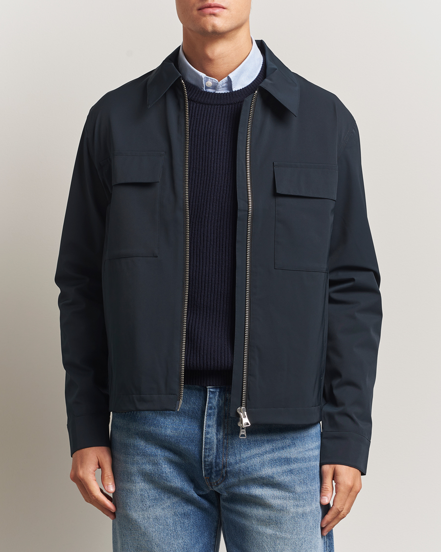 Uomini | Giacche | NN07 | Alban Bomber Jacket Navy Blue