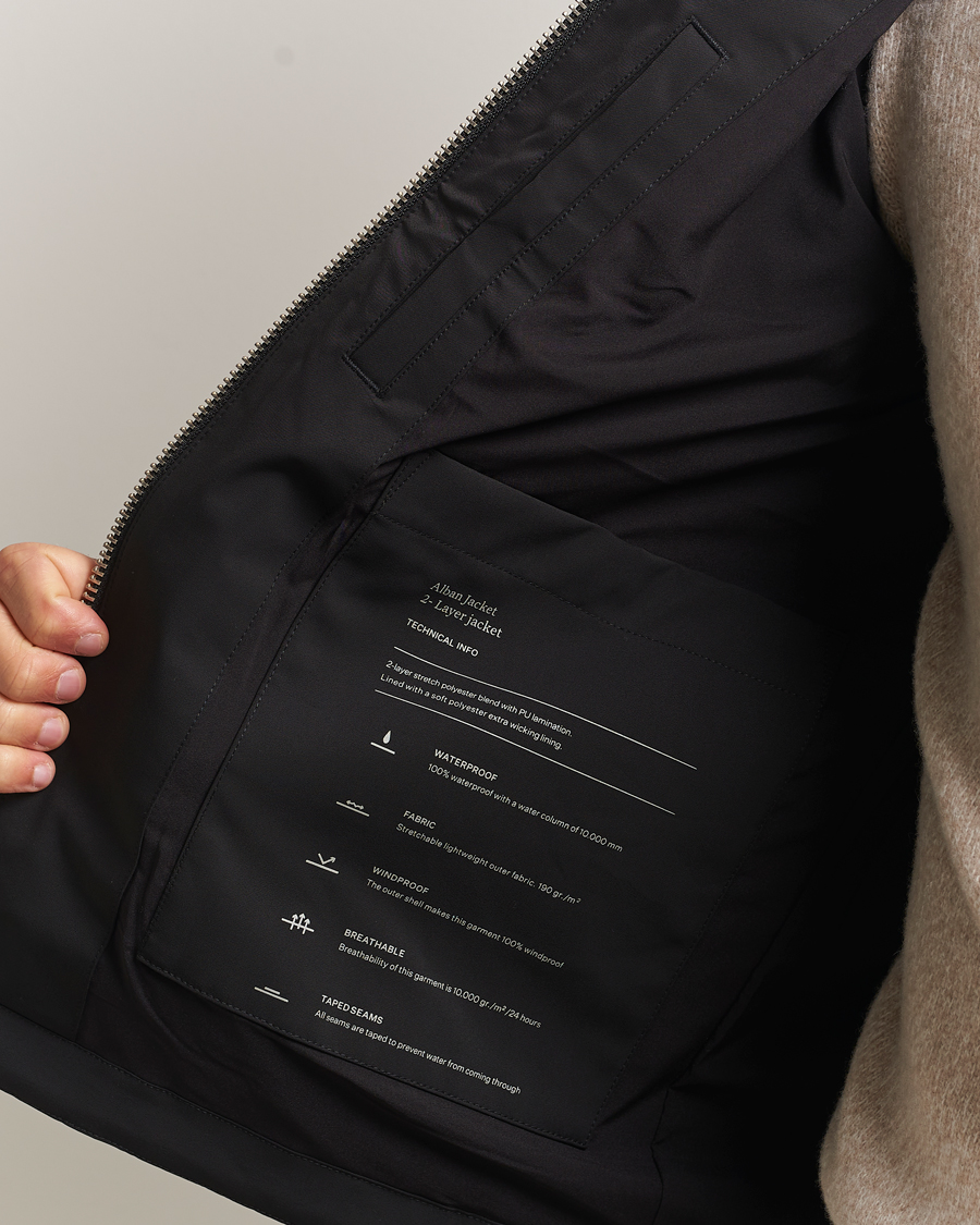 Uomini | Giacche | NN07 | Alban Bomber Jacket Black