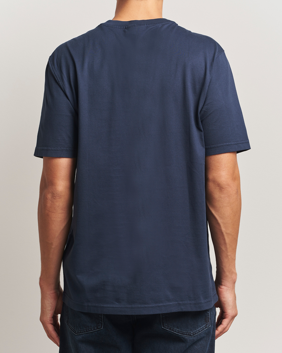 Uomini | T-shirt | NN07 | Abel Logo Crew Neck T-Shirt Navy