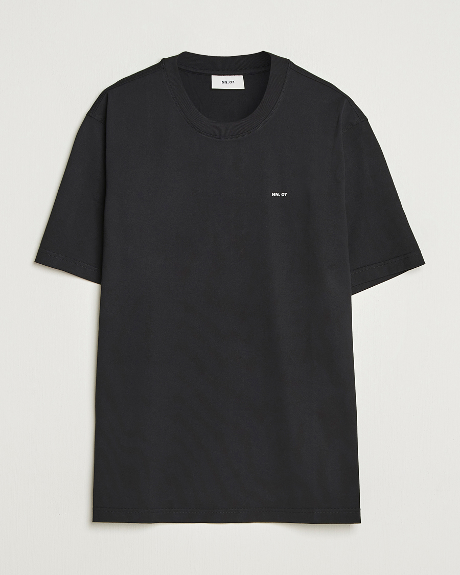 Uomini | T-shirt | NN07 | Abel Logo Crew Neck T-Shirt Black