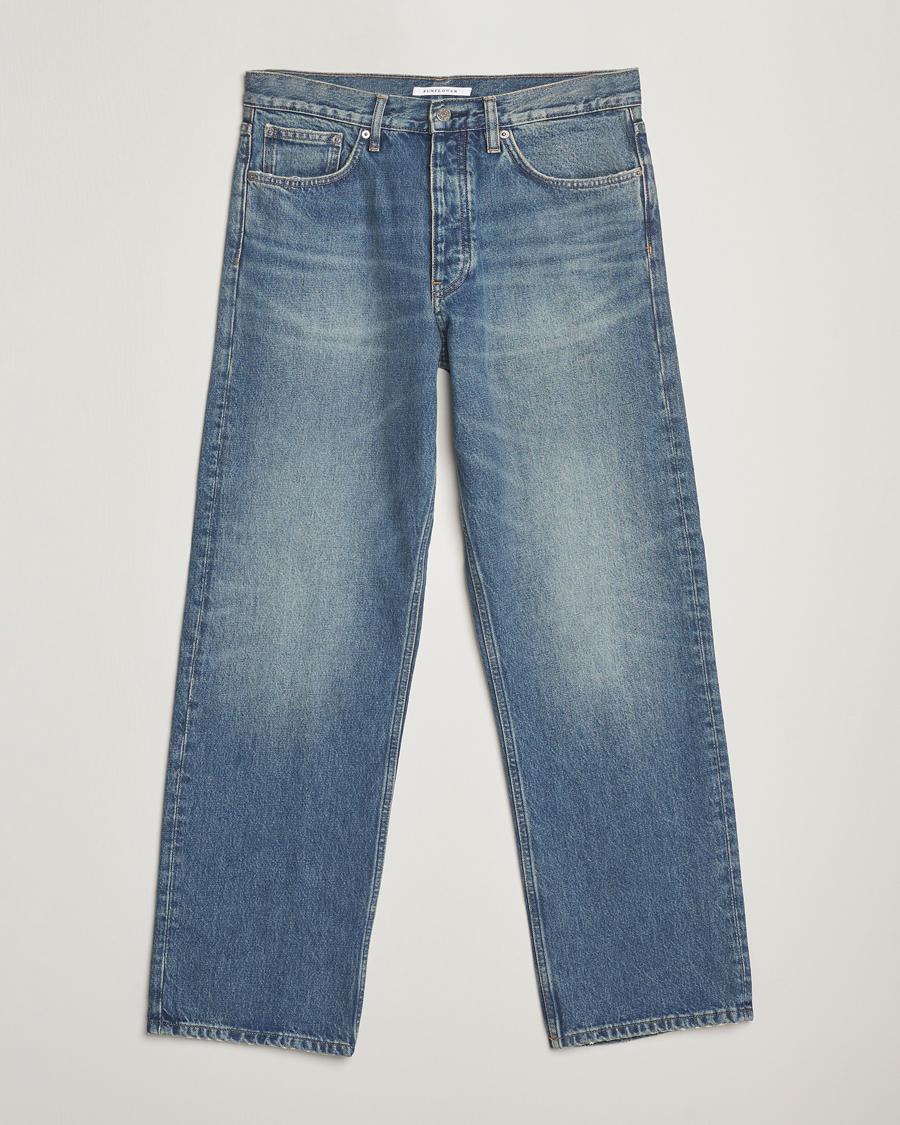Uomini | Jeans | Sunflower | Loose Jeans Dark Blue Vintage