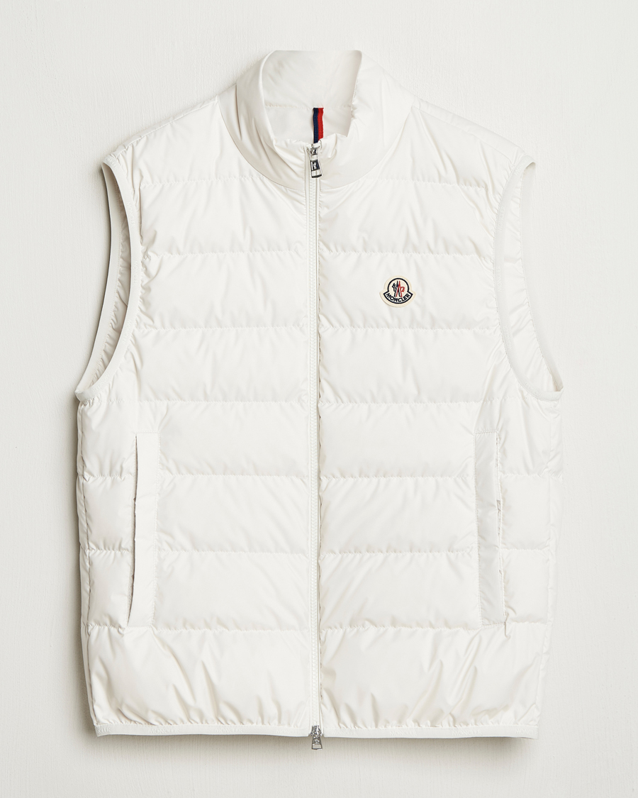 Uomini | Giacche | Moncler | Contrin Down Vest Off White