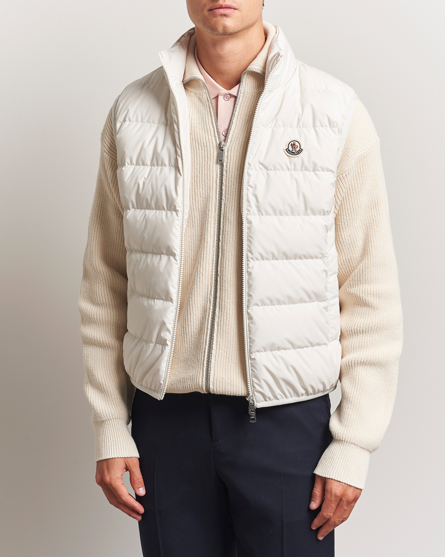 Uomini | Giacche | Moncler | Contrin Down Vest Off White