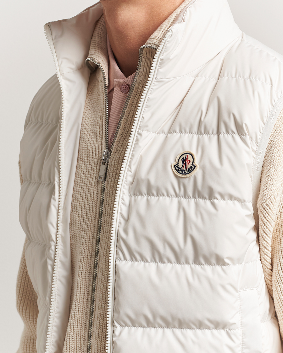 Uomini | Giacche | Moncler | Contrin Down Vest Off White