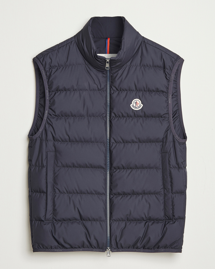 Uomini | Giacche | Moncler | Contrin Down Vest Navy