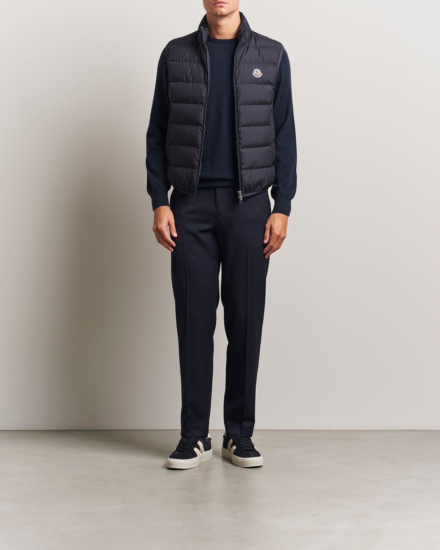Uomini | Giacche | Moncler | Contrin Down Vest Navy