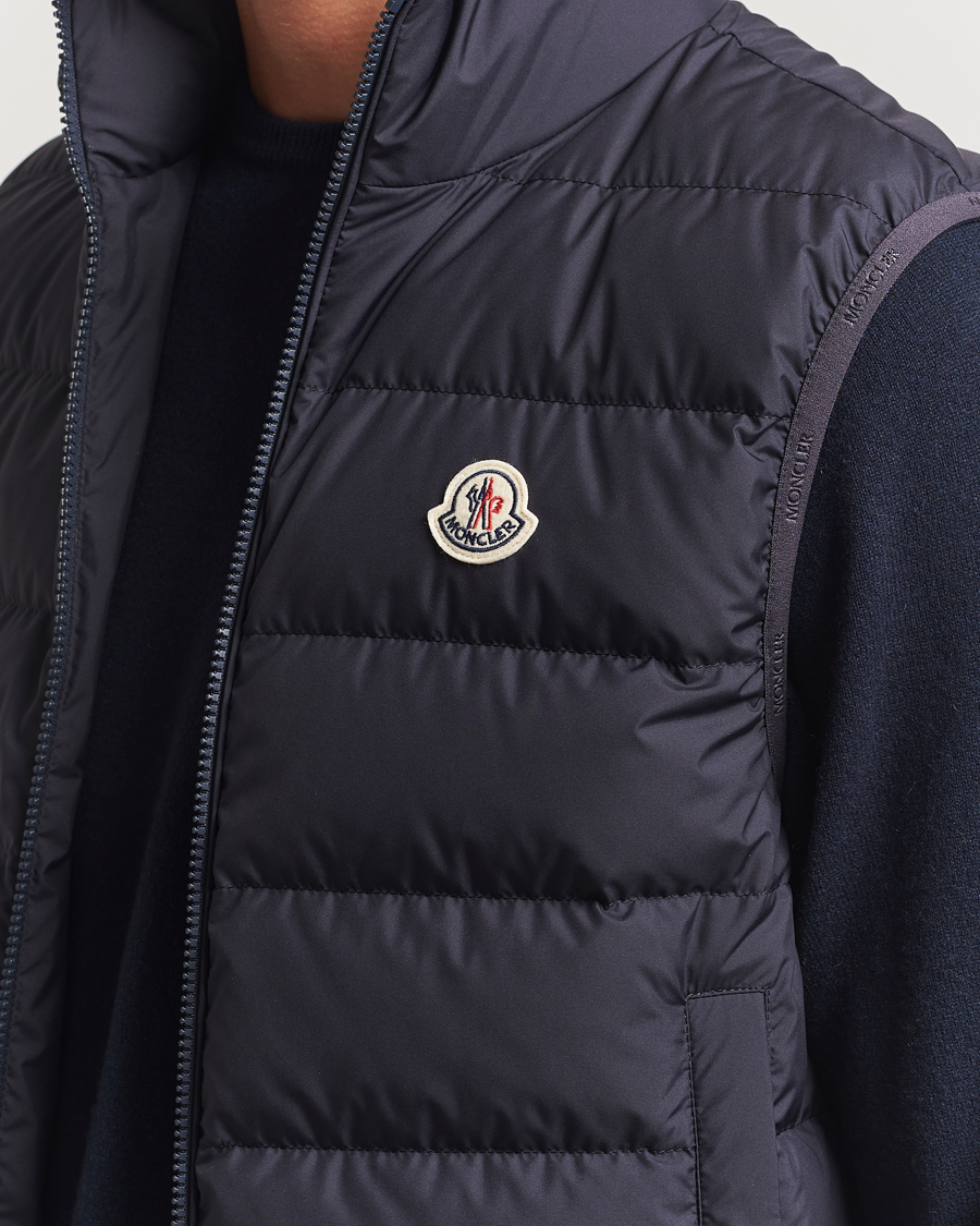 Uomini | Giacche | Moncler | Contrin Down Vest Navy