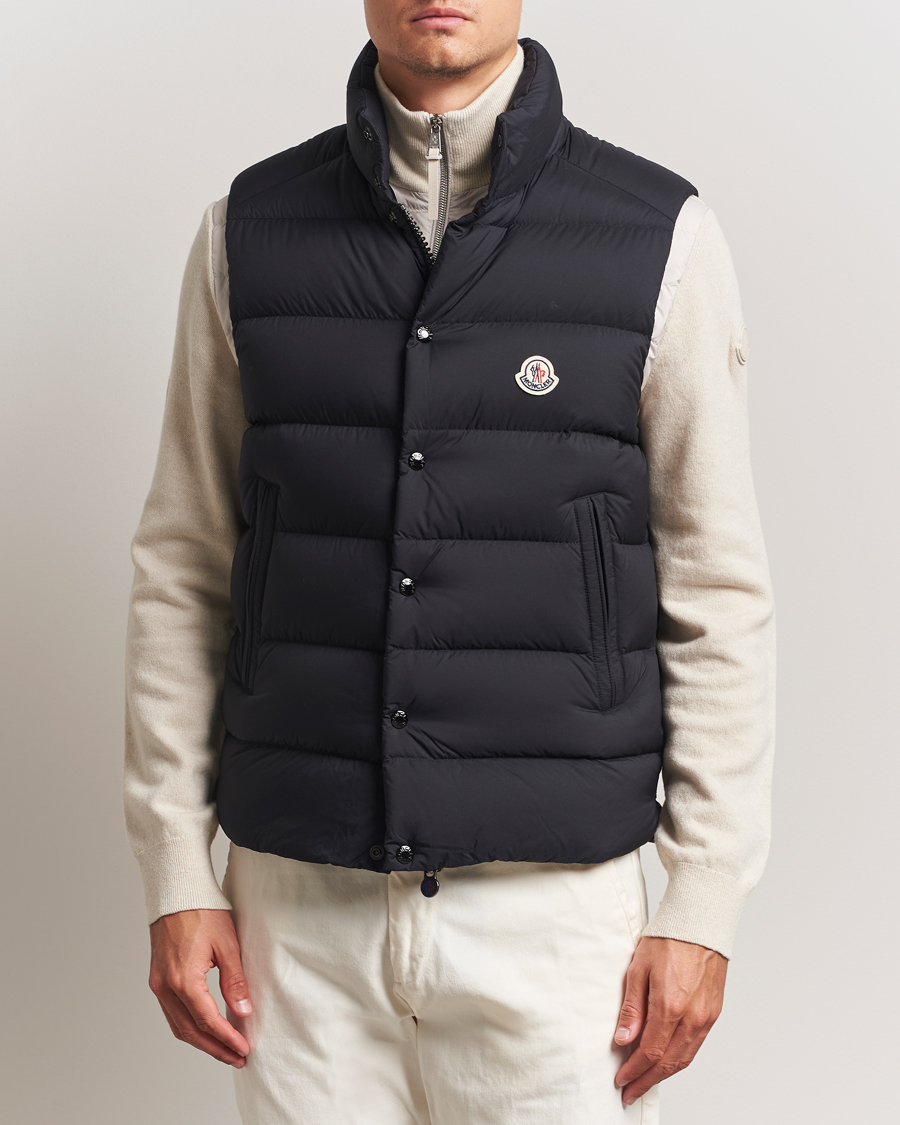Uomini | Giacche | Moncler | Tibb Matte Down Vest Black
