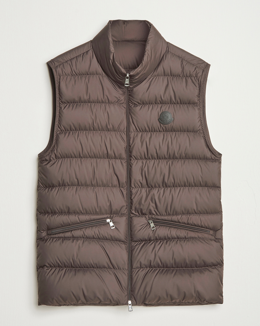 Uomini | Giacche | Moncler | Treompan Down Vest Brown