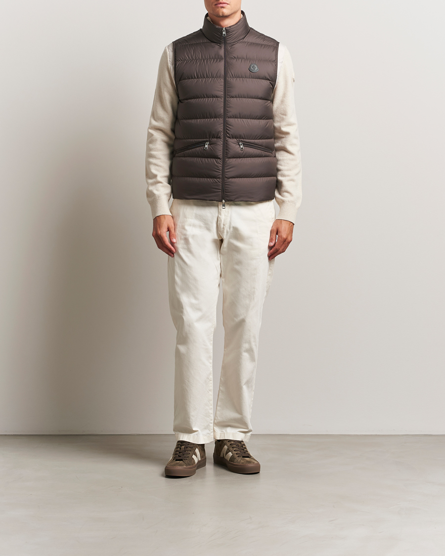 Uomini | Giacche | Moncler | Treompan Down Vest Brown