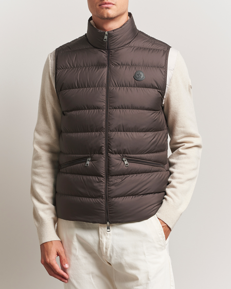Uomini | Giacche | Moncler | Treompan Down Vest Brown