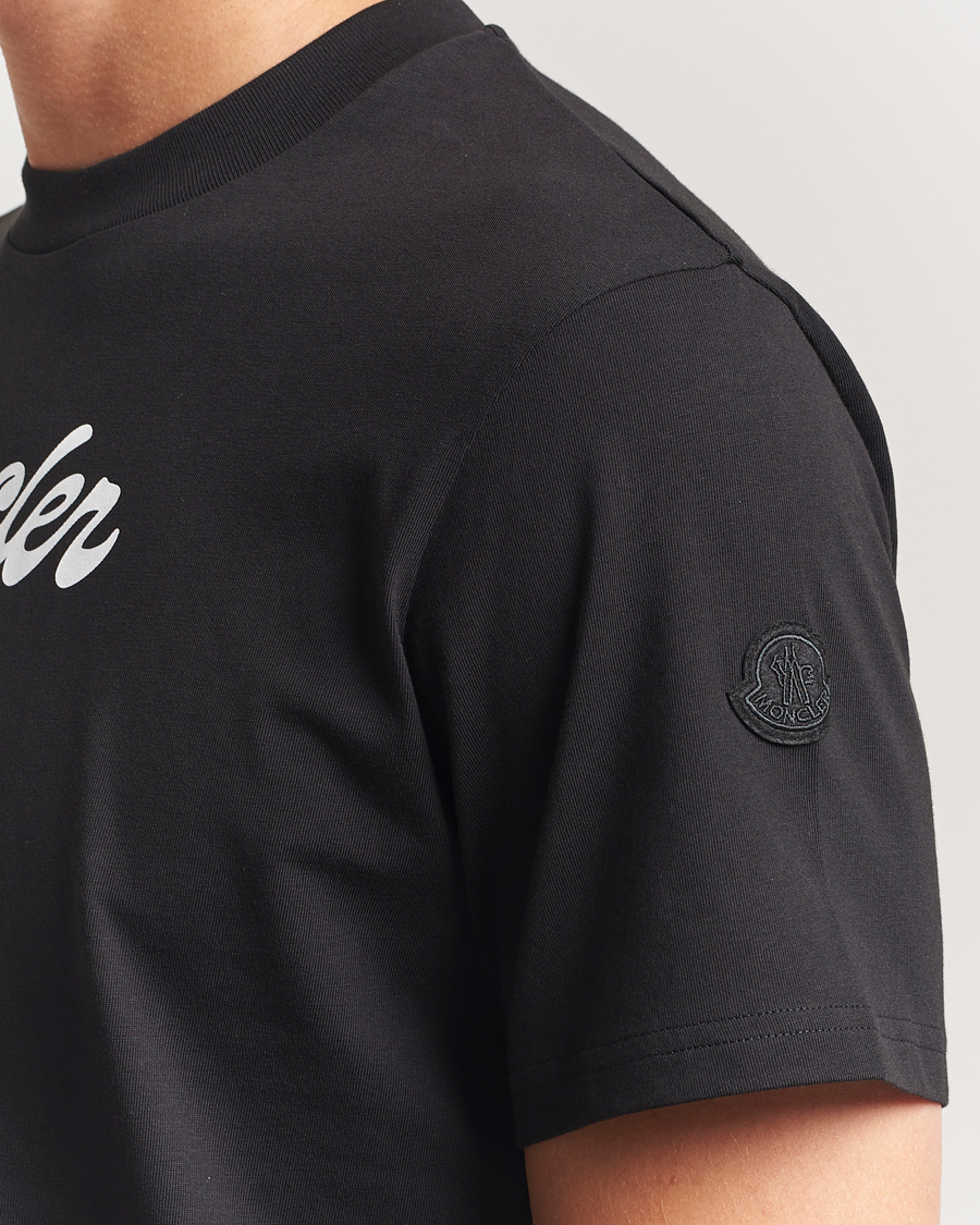 Uomini | T-shirt | Moncler | Printed T-Shirt Black