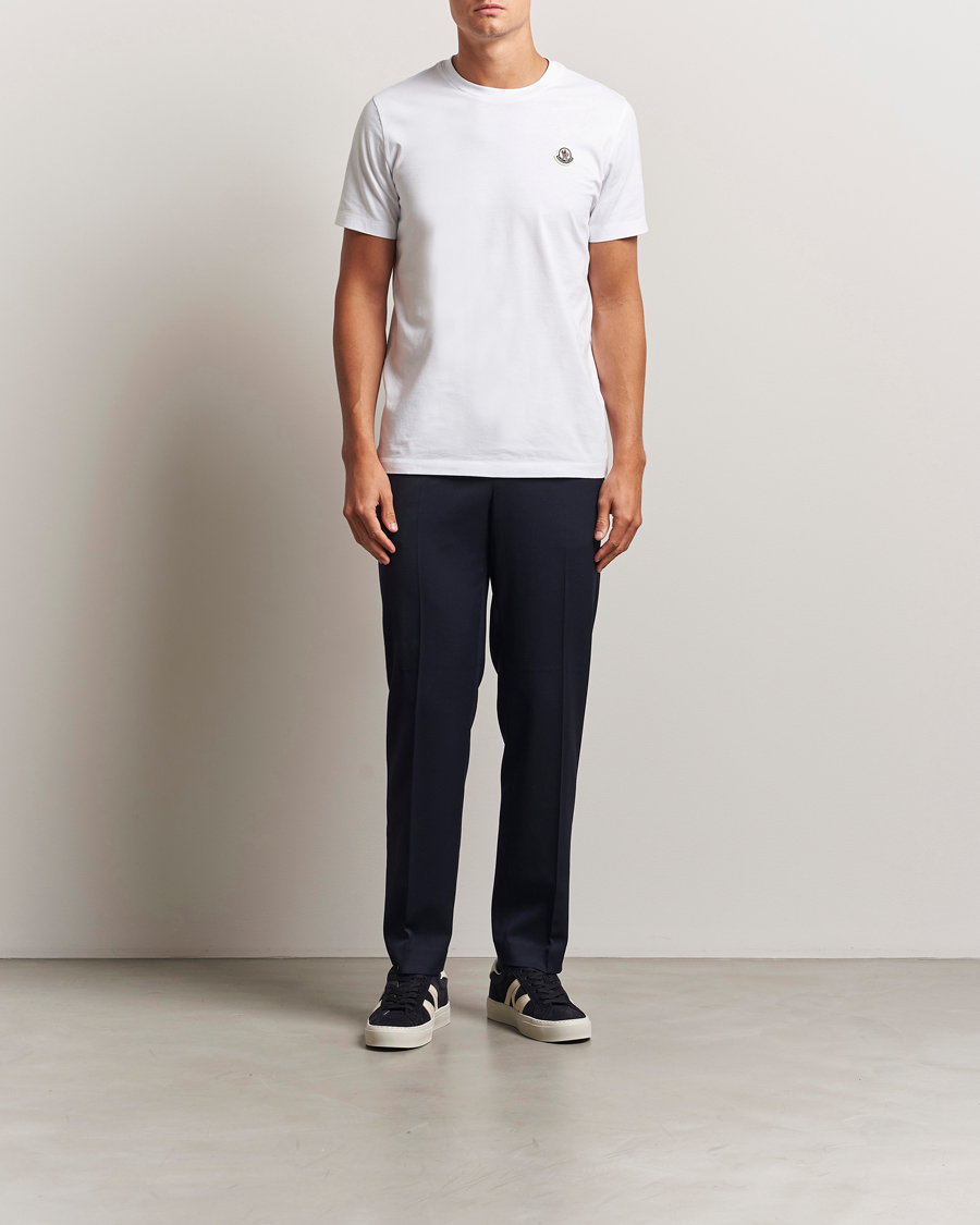 Uomini | T-shirt | Moncler | 3-Pack Logo T-Shirt White