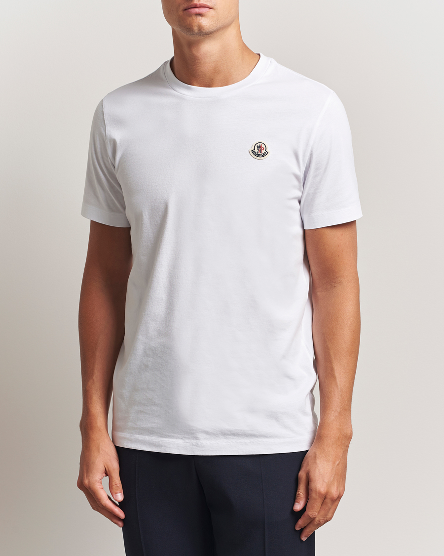 Uomini | T-shirt | Moncler | 3-Pack Logo T-Shirt White