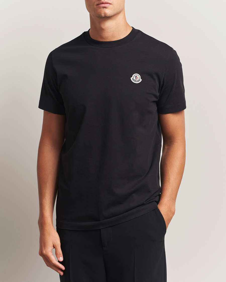 Uomini | T-shirt | Moncler | 3-Pack Logo T-Shirt Black