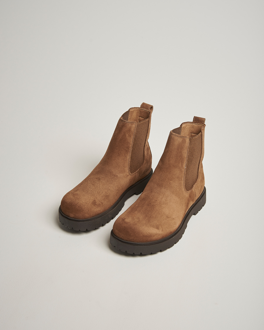 Uomini | Stivali | BIRKENSTOCK | Highwood Suede Chelsea Boot Dark Tea