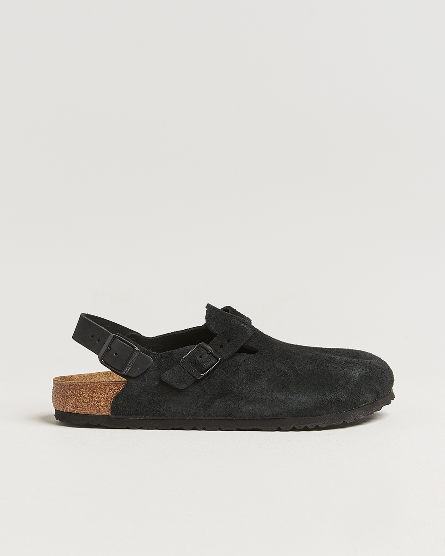 Uomini | Sandali & Diapositive | BIRKENSTOCK | Tokio Classic Footbed Black Suede