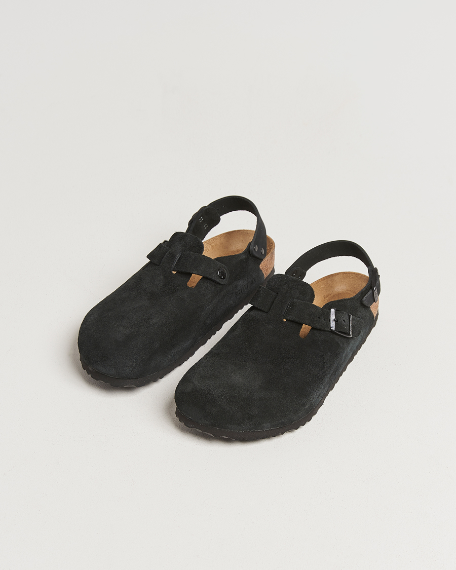Uomini | Sandali & Diapositive | BIRKENSTOCK | Tokio Classic Footbed Black Suede