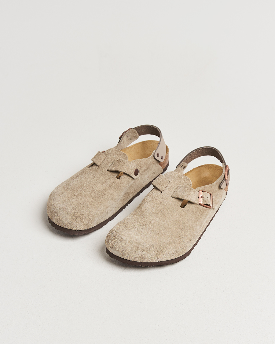 Uomini | Sandali & Diapositive | BIRKENSTOCK | Tokio Classic Footbed Taupe Suede