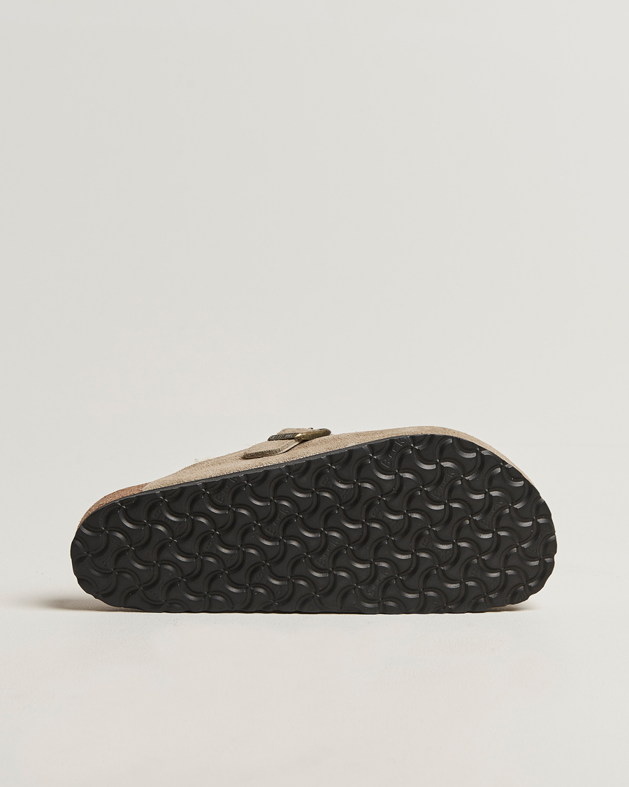 Uomini | Sandali & Diapositive | BIRKENSTOCK | Boston Shearling Taupe Suede