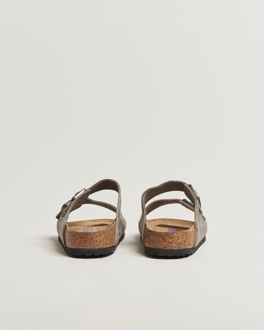 Uomini | Sandali & Diapositive | BIRKENSTOCK | Arizona Soft Footbed Iron Oiled Leather