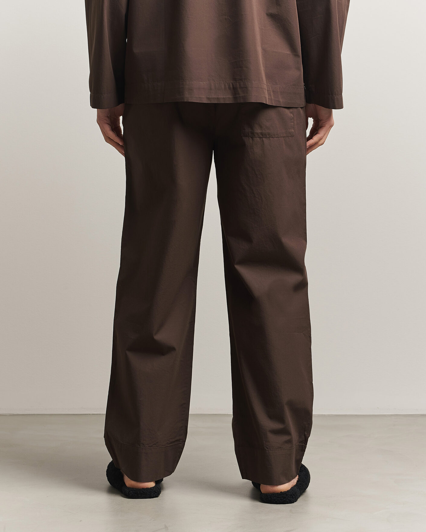 Uomini | Accappatoi & Pigiami | Tekla | Poplin Pyjama Pants Coffee