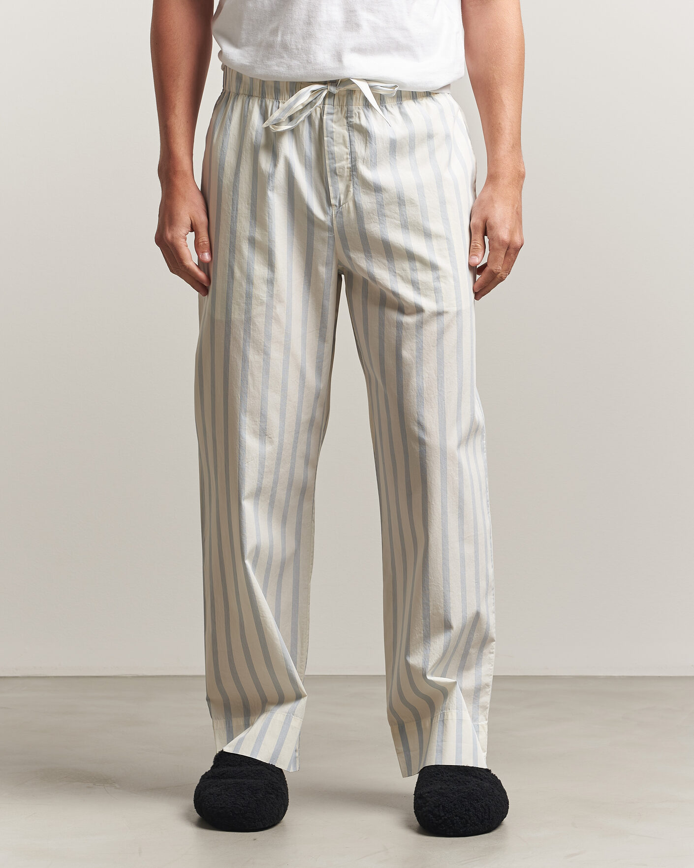 Uomini | Accappatoi & Pigiami | Tekla | Poplin Pyjama Pants Needle Stripes
