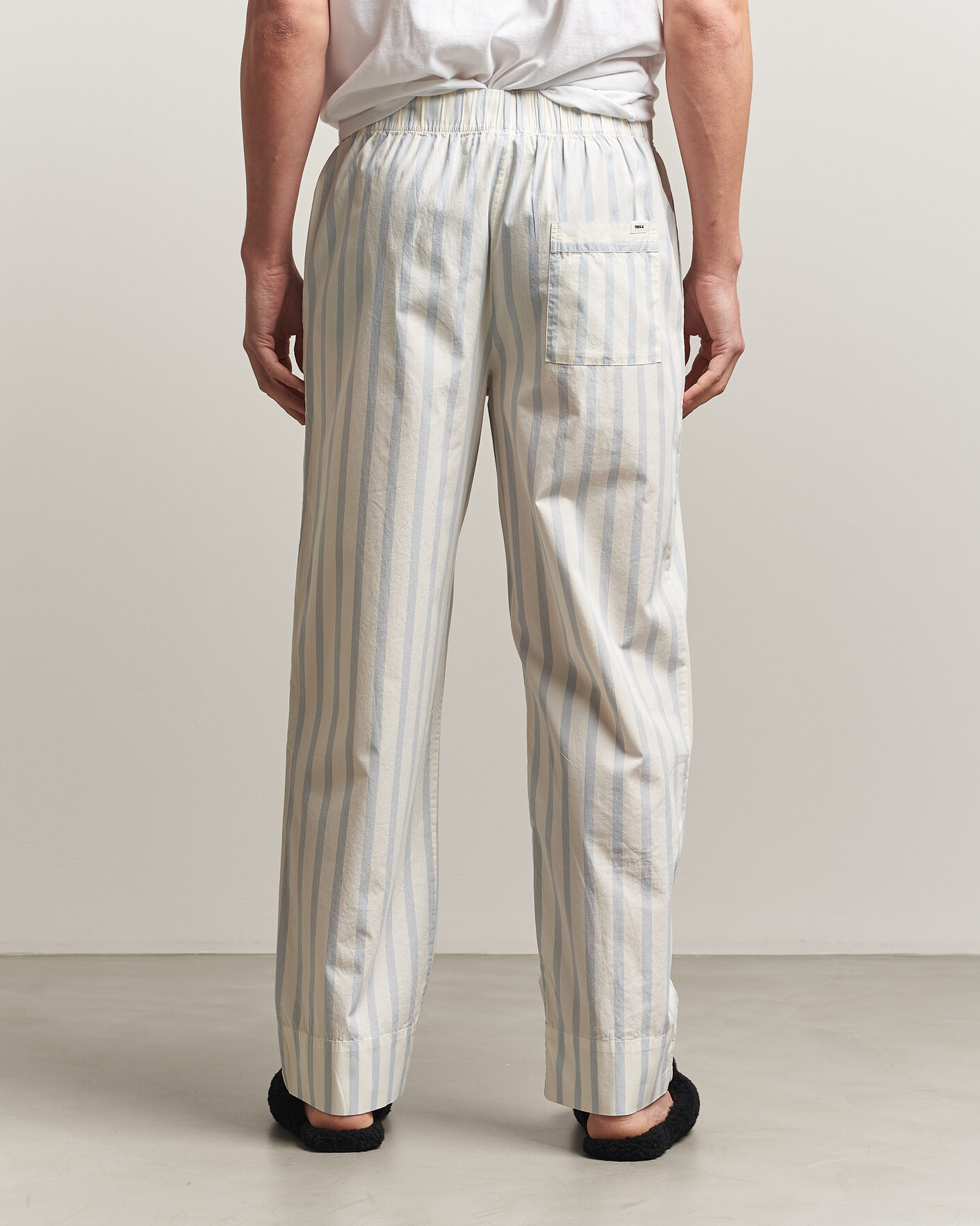 Uomini | Accappatoi & Pigiami | Tekla | Poplin Pyjama Pants Needle Stripes