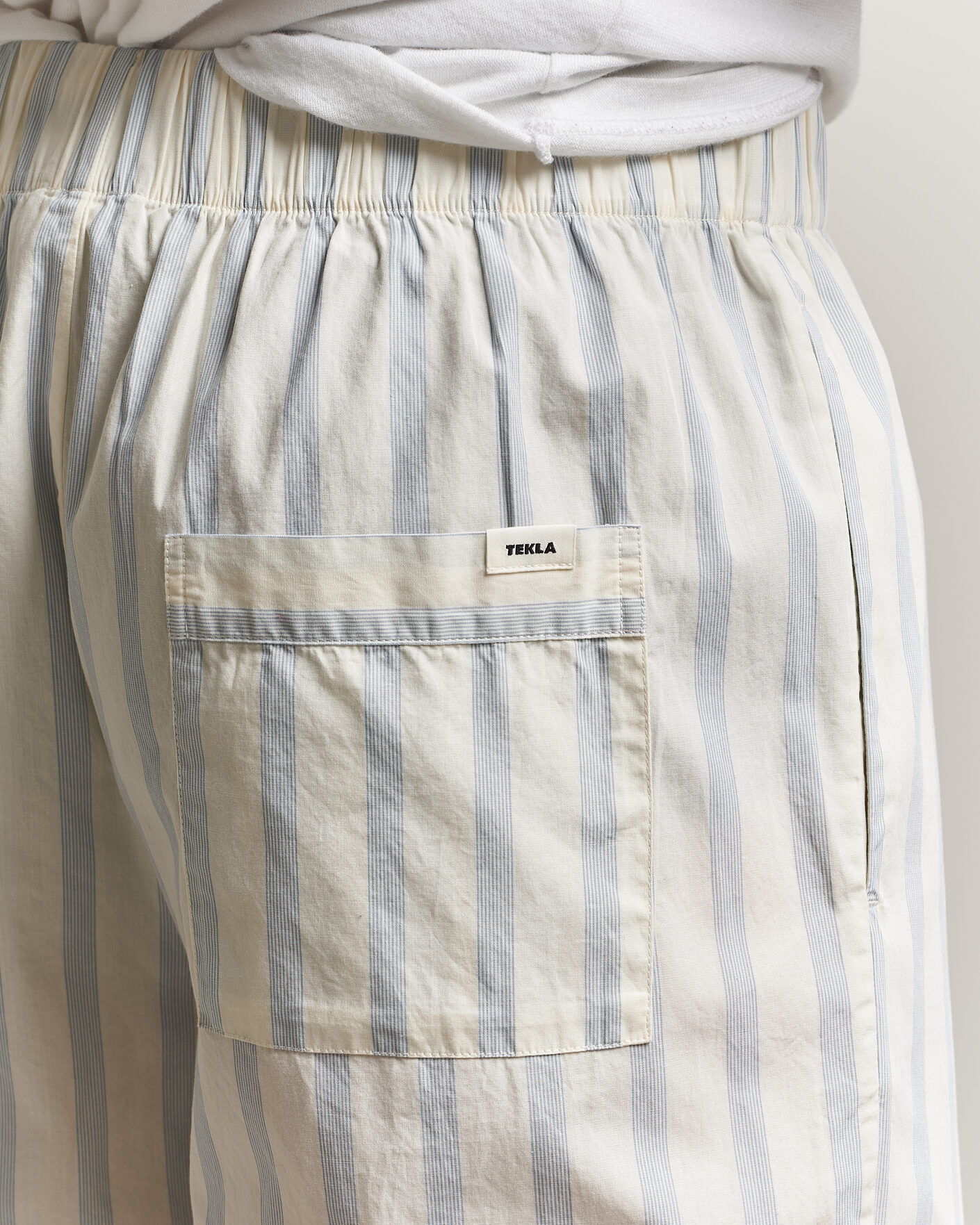 Uomini | Accappatoi & Pigiami | Tekla | Poplin Pyjama Pants Needle Stripes