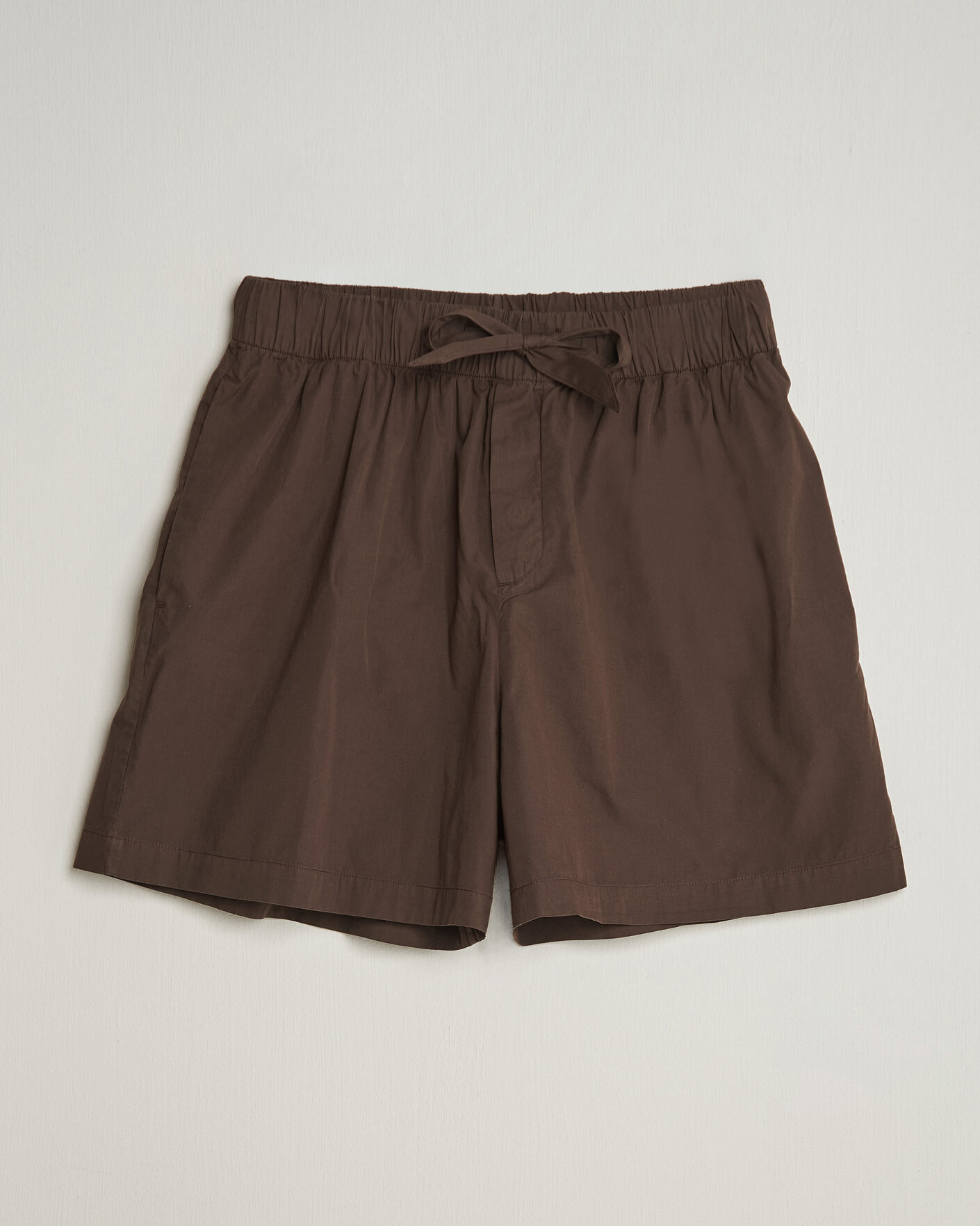Uomini | Accappatoi & Pigiami | Tekla | Poplin Pyjama Shorts Coffee