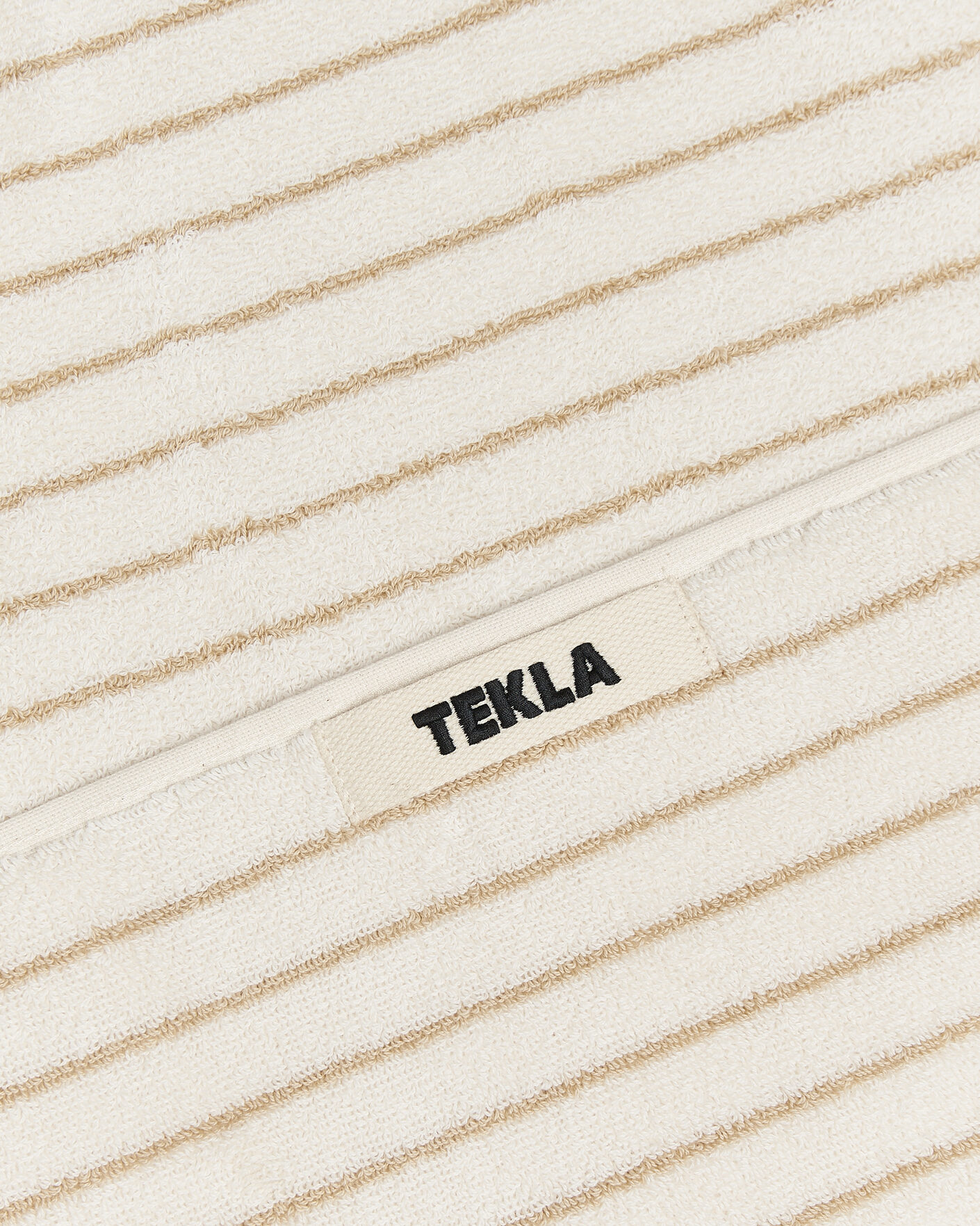 Uomini | Tessuti | Tekla | Organic Terry Bath Towel Sienna Stripes