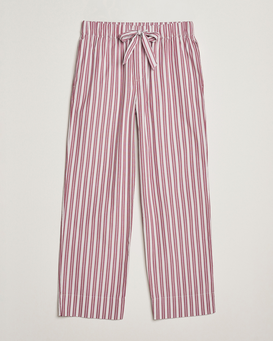Uomini | Accappatoi & Pigiami | Tekla | Poplin Pyjama Pants Rhubarb Stripes