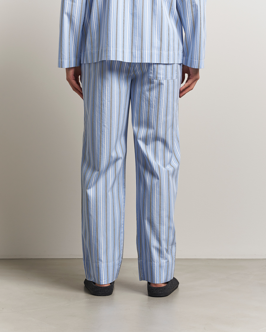 Uomini | Accappatoi & Pigiami | Tekla | Poplin Pyjama Pants Stave Stripes
