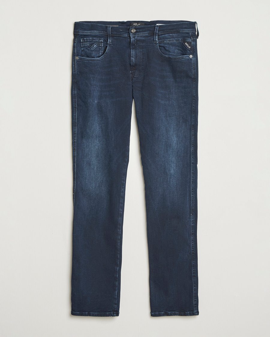 Uomini | Jeans | Replay | Anbass Hyperflex Dust Jeans Blue Black