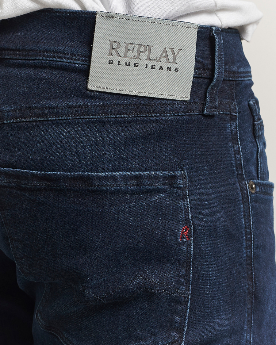 Uomini | Jeans | Replay | Anbass Hyperflex Dust Jeans Blue Black