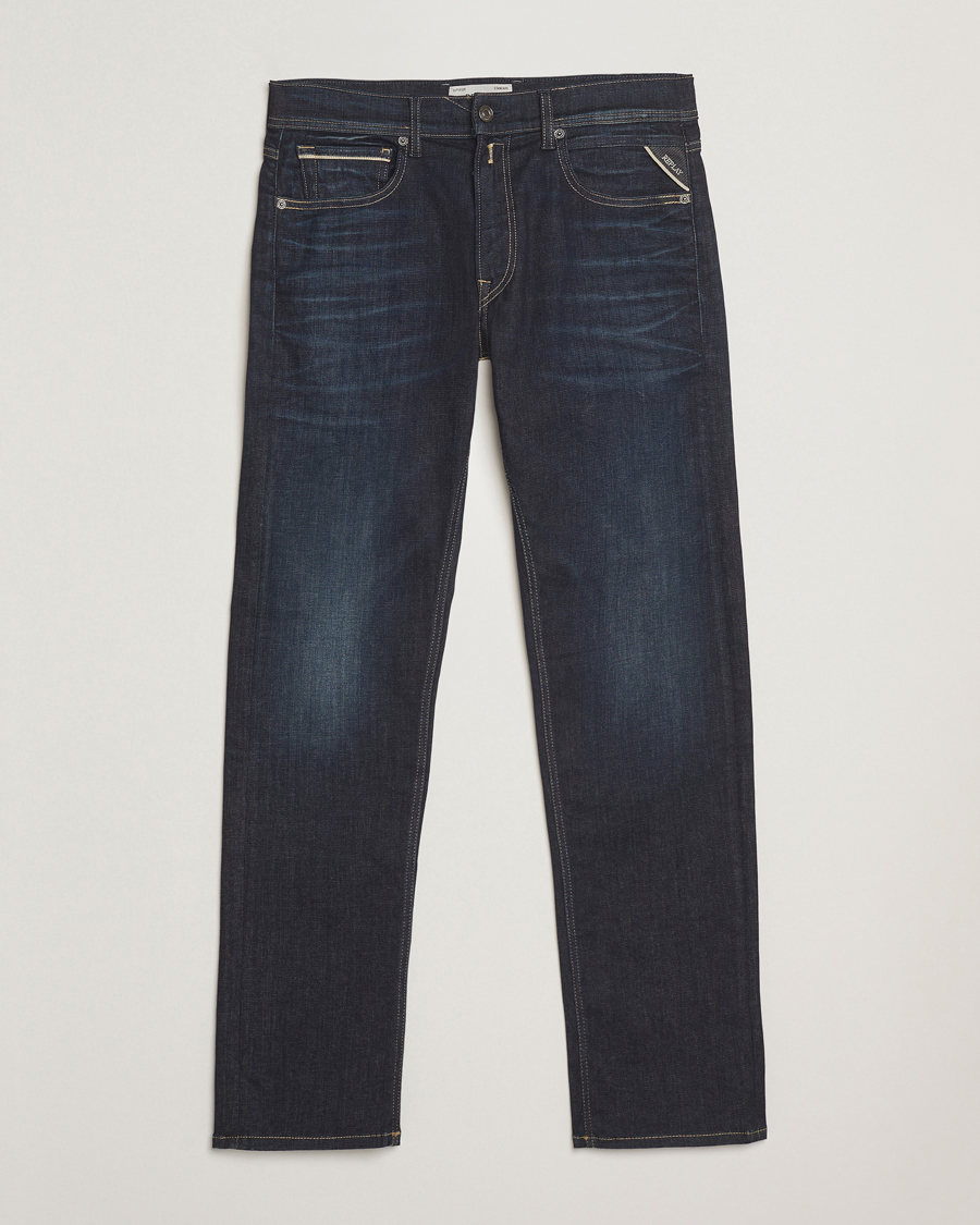 Uomini | Jeans | Replay | Grover Hyperflex Jeans Dark Blue
