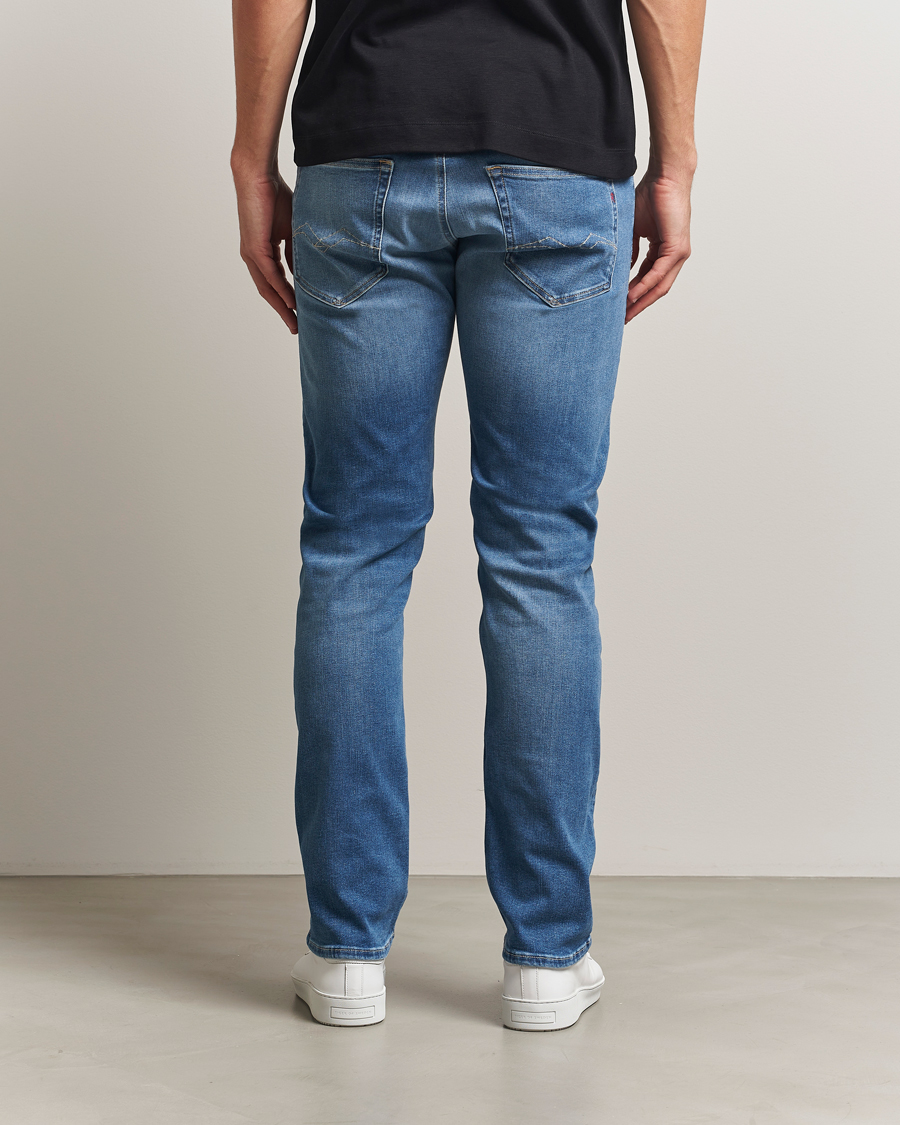 Uomini | Jeans | Replay | Grover Hyperflex Original Jeans Medium Blue