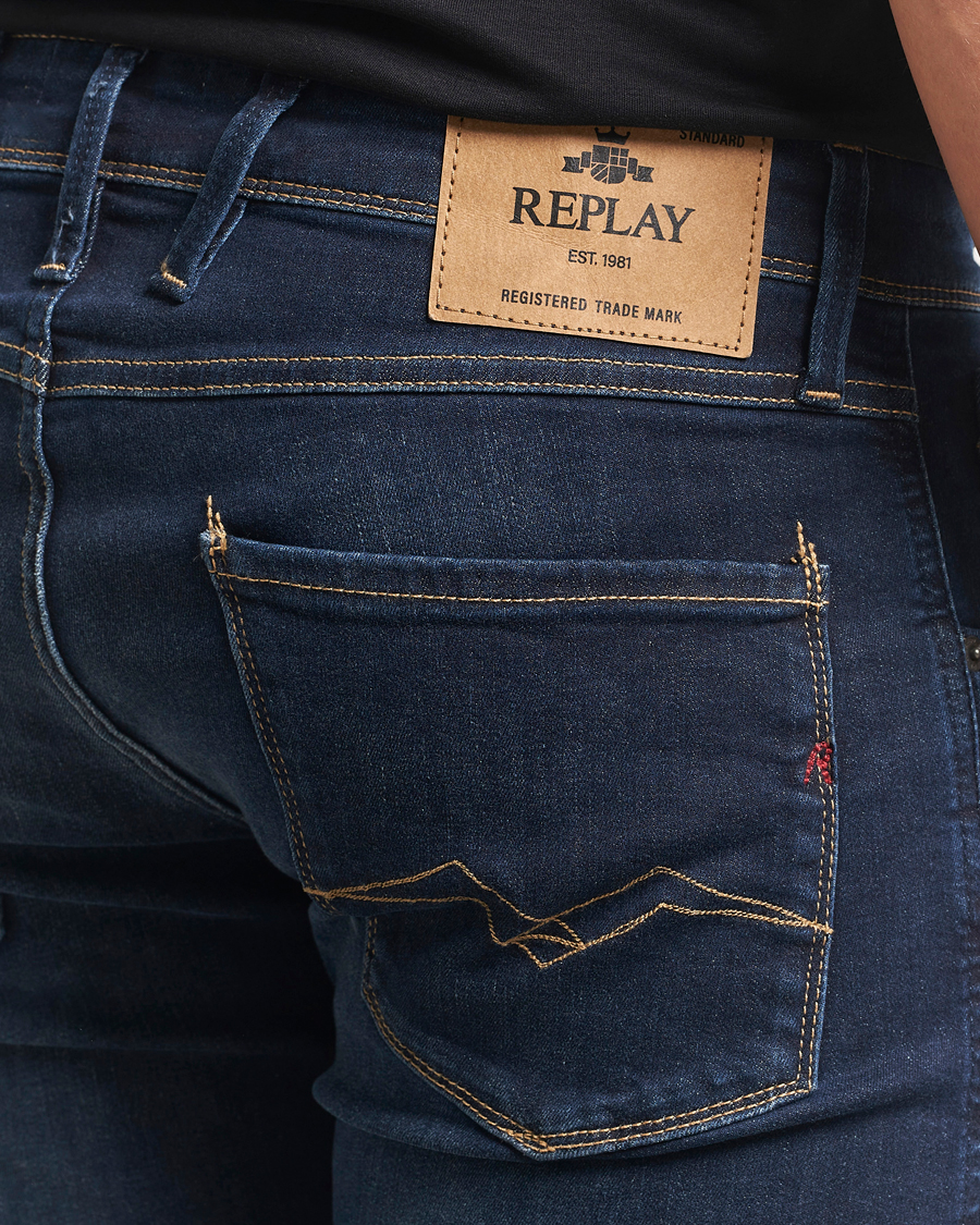 Uomini | Jeans | Replay | Anbass Powerstretch Jeans Dark Blue
