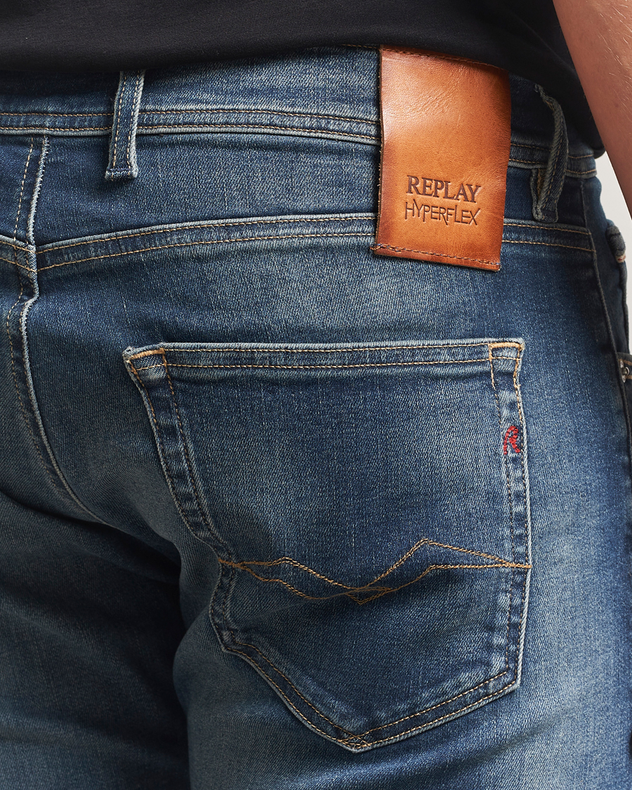 Uomini | Jeans | Replay | Grover Hyperflex Dust Jeans Medium Blue