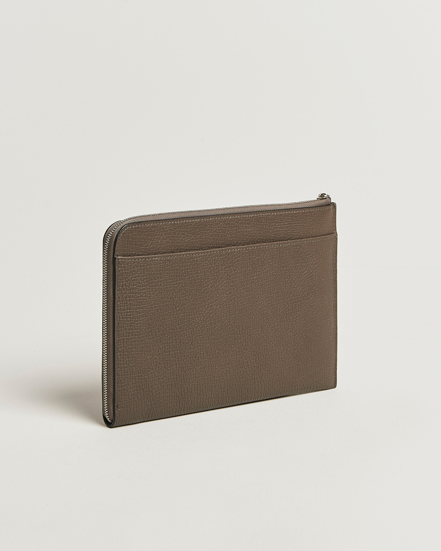 Uomini | Borse | Smythson | Ludlow Flat Organiser Pouch Dark Taupe