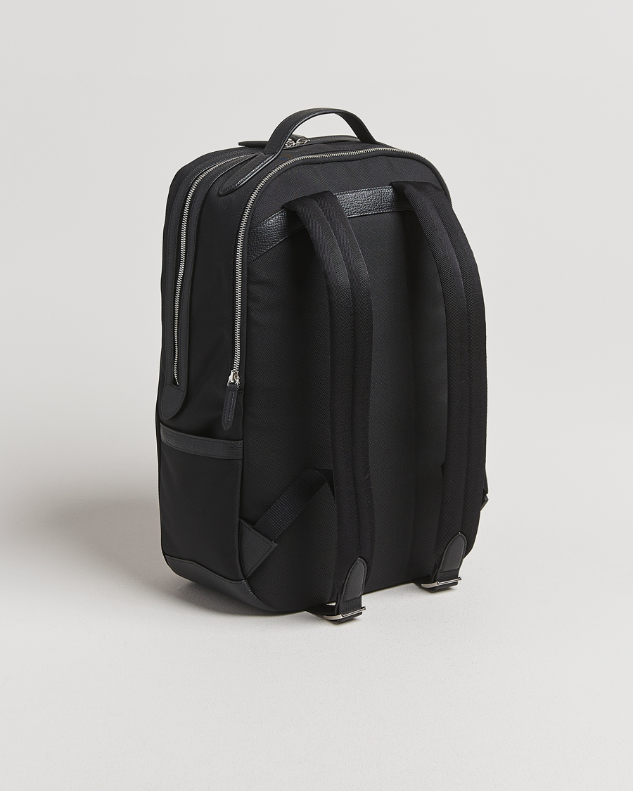 Uomini | Borse | Smythson | Canvas Norton Backpack Black