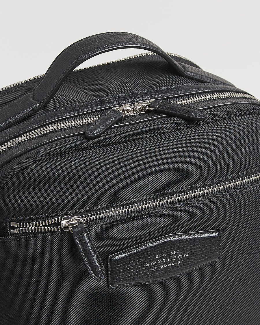 Uomini | Borse | Smythson | Canvas Norton Backpack Black