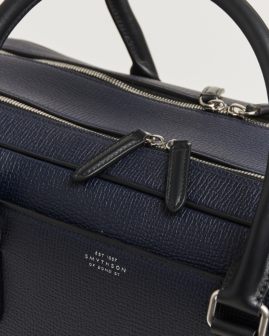Uomini | Borse | Smythson | Ludlow 48 Hours Travel Bag Navy