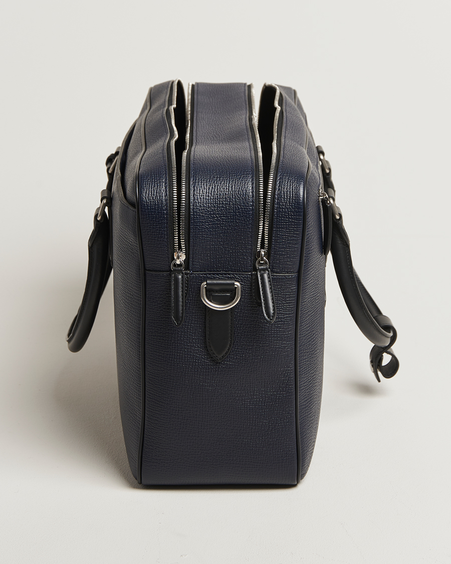 Uomini | Borse | Smythson | Ludlow 48 Hours Travel Bag Navy