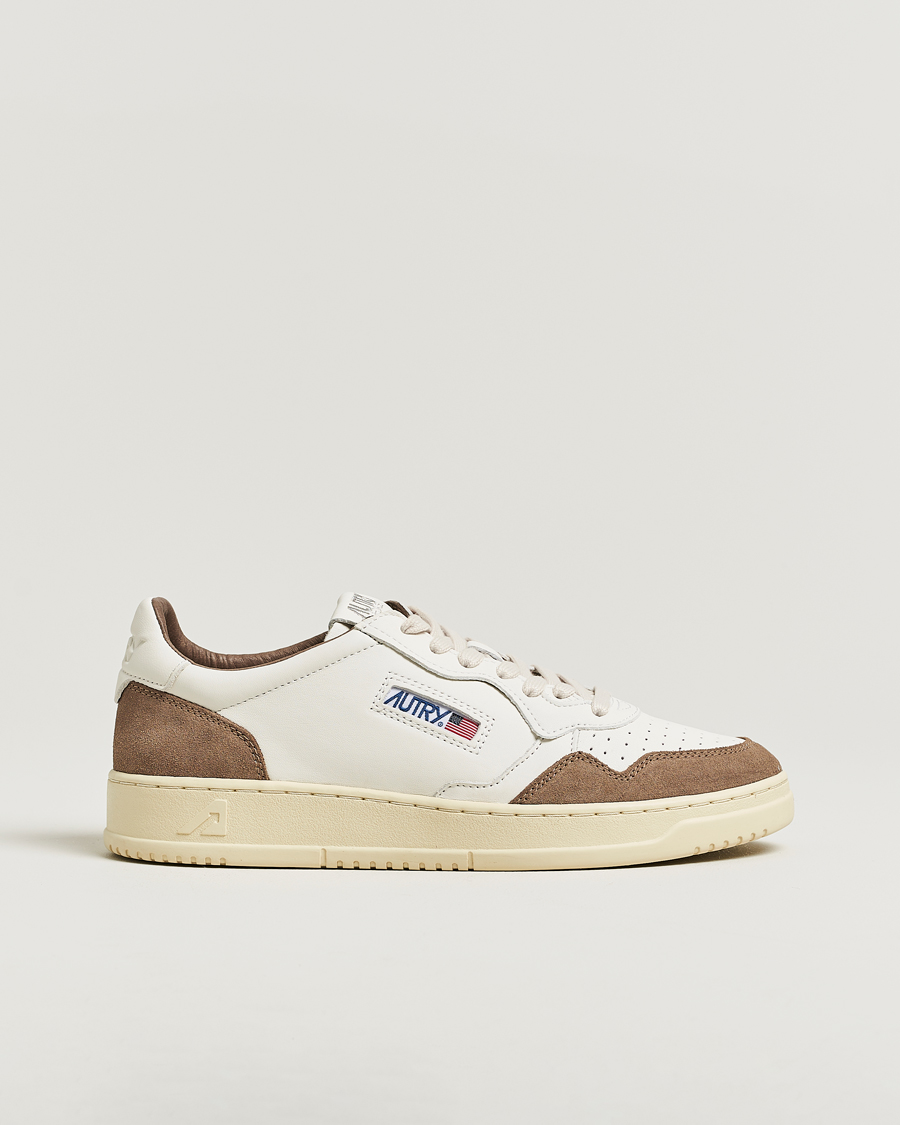 Uomini | Sneakers | Autry | Medalist Low Sneaker White/Tobacco