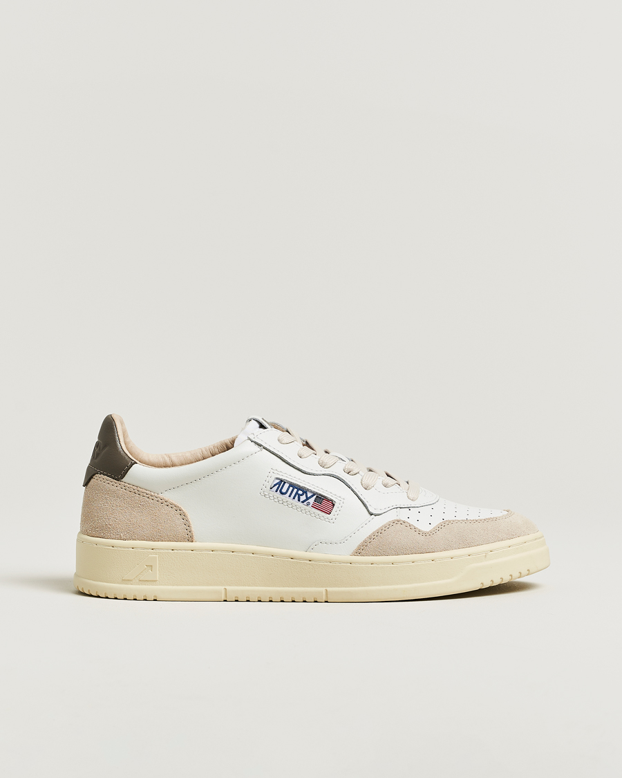 Uomini | Sneakers | Autry | Medalist Low Sneaker White/Morel