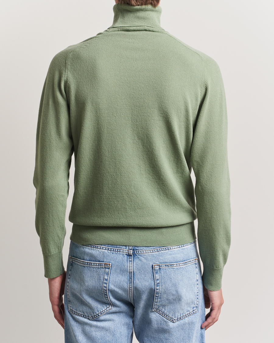 Uomini | Maglieria | Altea | Wool/Cashmere Rollneck Green