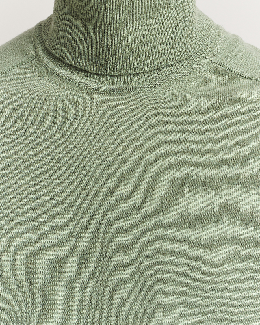 Uomini | Maglieria | Altea | Wool/Cashmere Rollneck Green